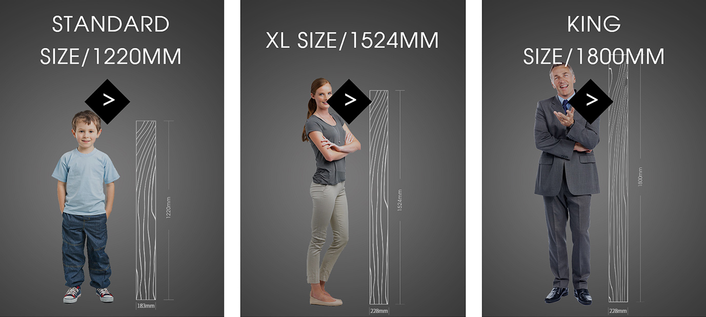 various size